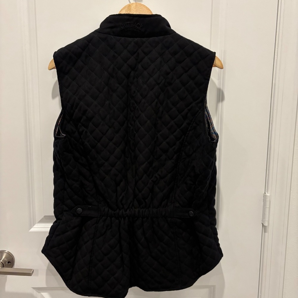 Outback Trading Company | Women's Microsuede Grand Prix Equestrian Vest Size L - Picture 2 of 7